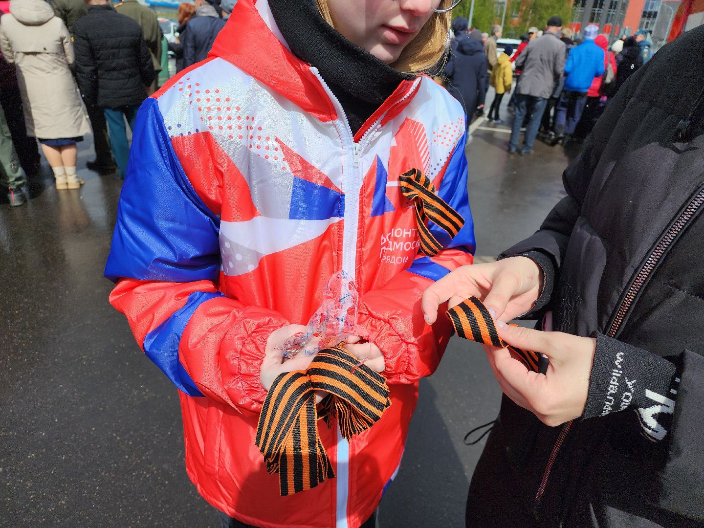 Дубна, Георгиевская лента, Акция, Волонтеры,