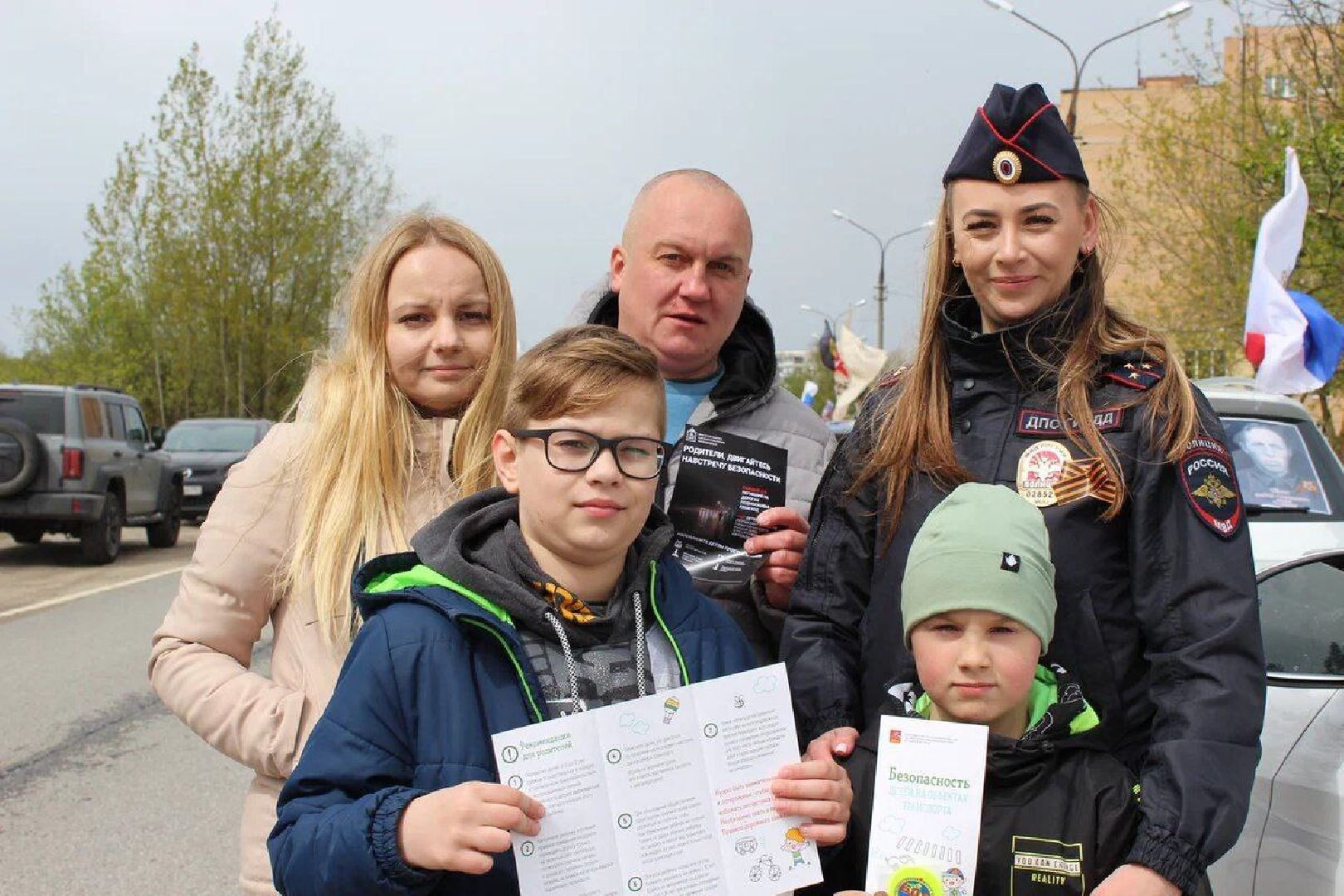 автопробег, день победы, парадный марш, символика,