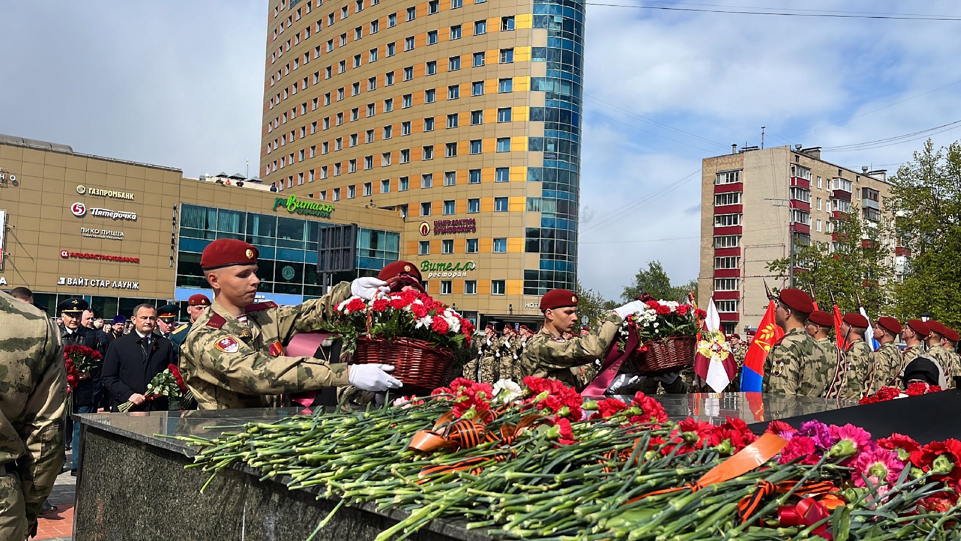 9 мая, 9 мая день победы, 79-я годовщина победы в вов, 79 лет победы, митинг, праздничный митинг,