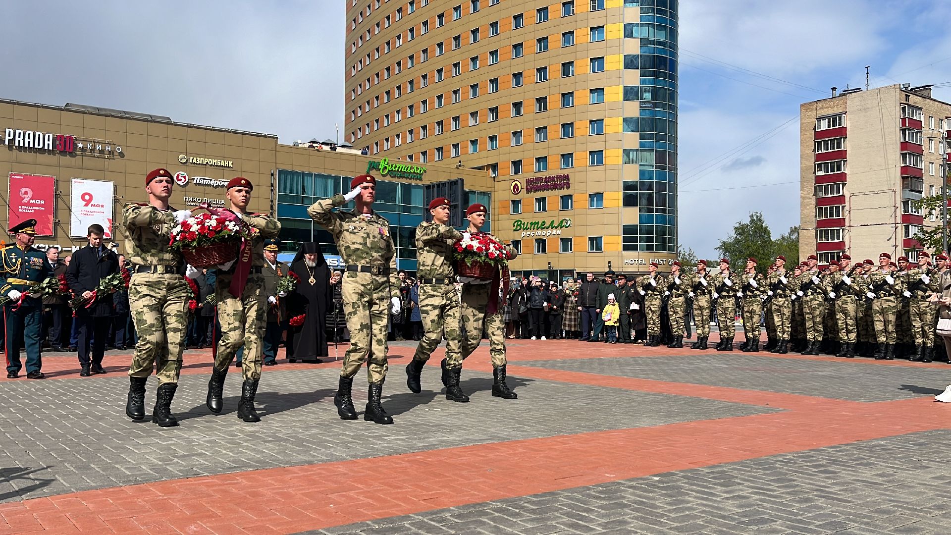 9 мая, 9 мая день победы, 79-я годовщина победы в вов, 79 лет победы, митинг, праздничный митинг,