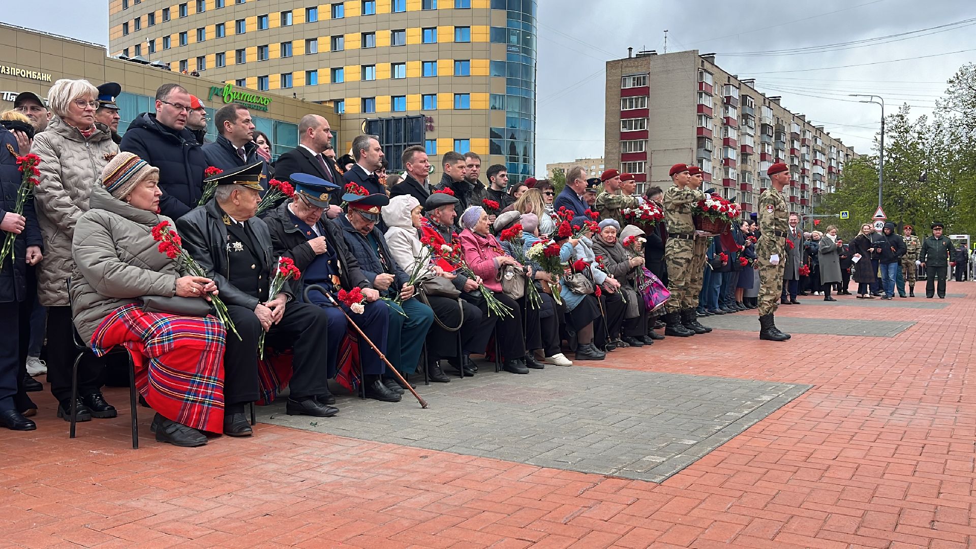 9 мая, 9 мая день победы, 79-я годовщина победы в вов, 79 лет победы, митинг, праздничный митинг,