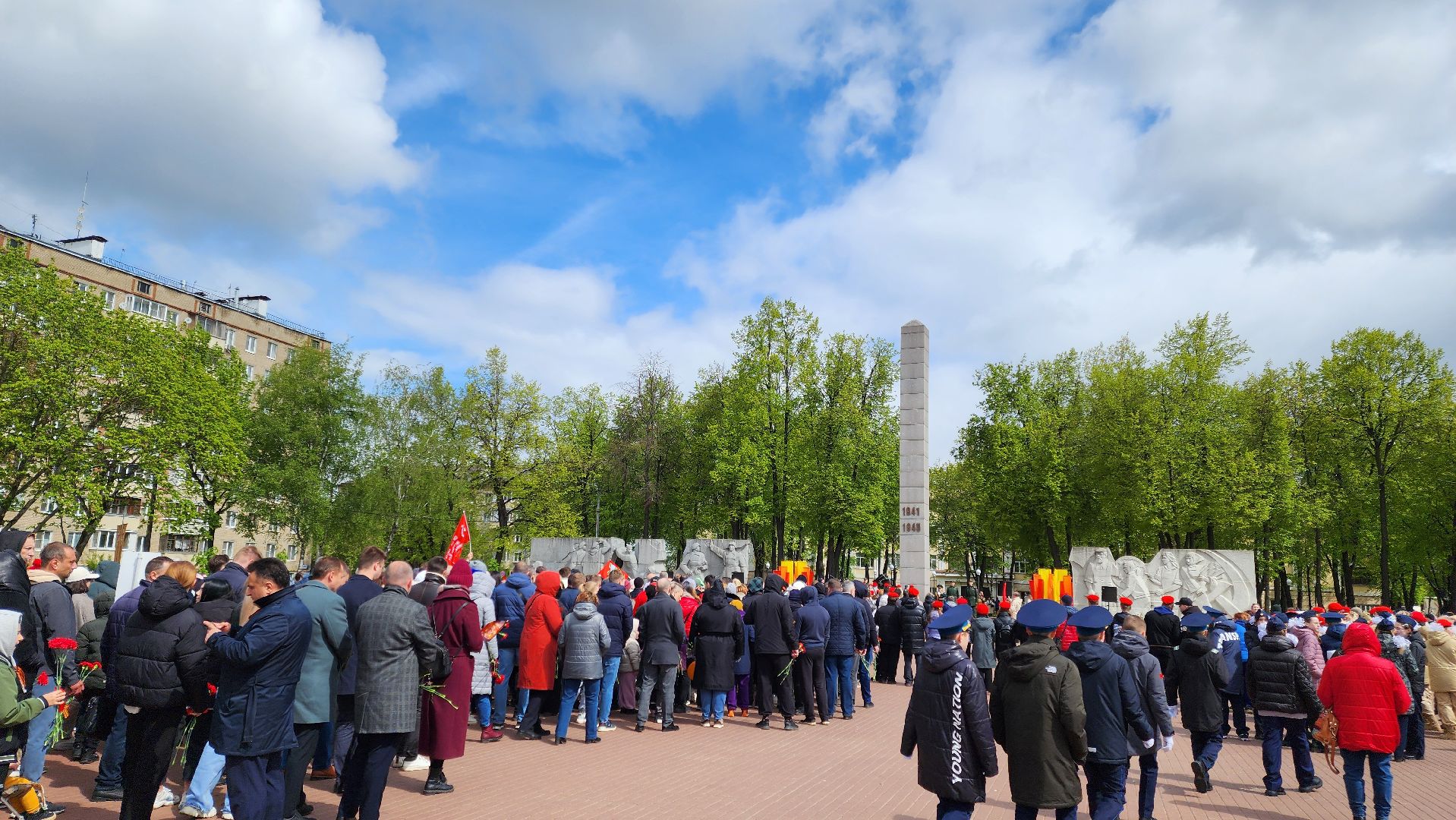 Подольск, Знамя Победы, День Победы, Площадь Славы,