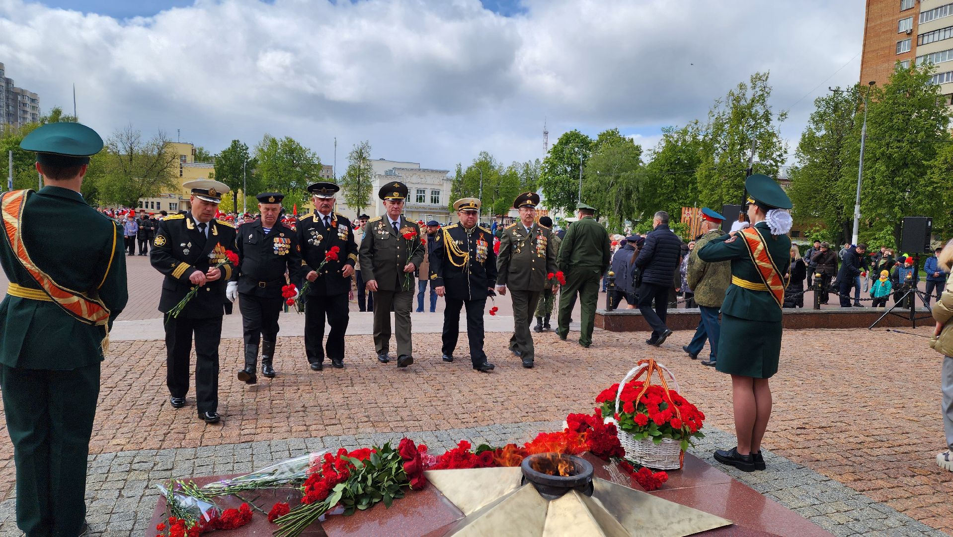 Подольск, Знамя Победы, День Победы, Площадь Славы,