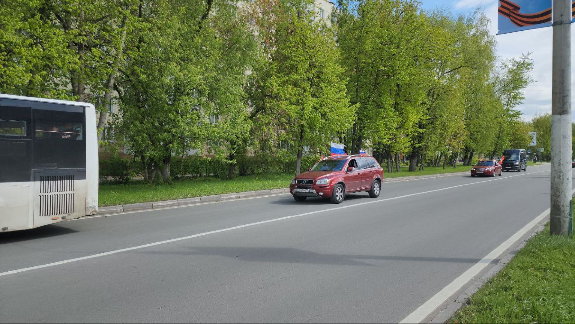 долгопрудный, день победы, автомотопробег, площадь собина, концерт,