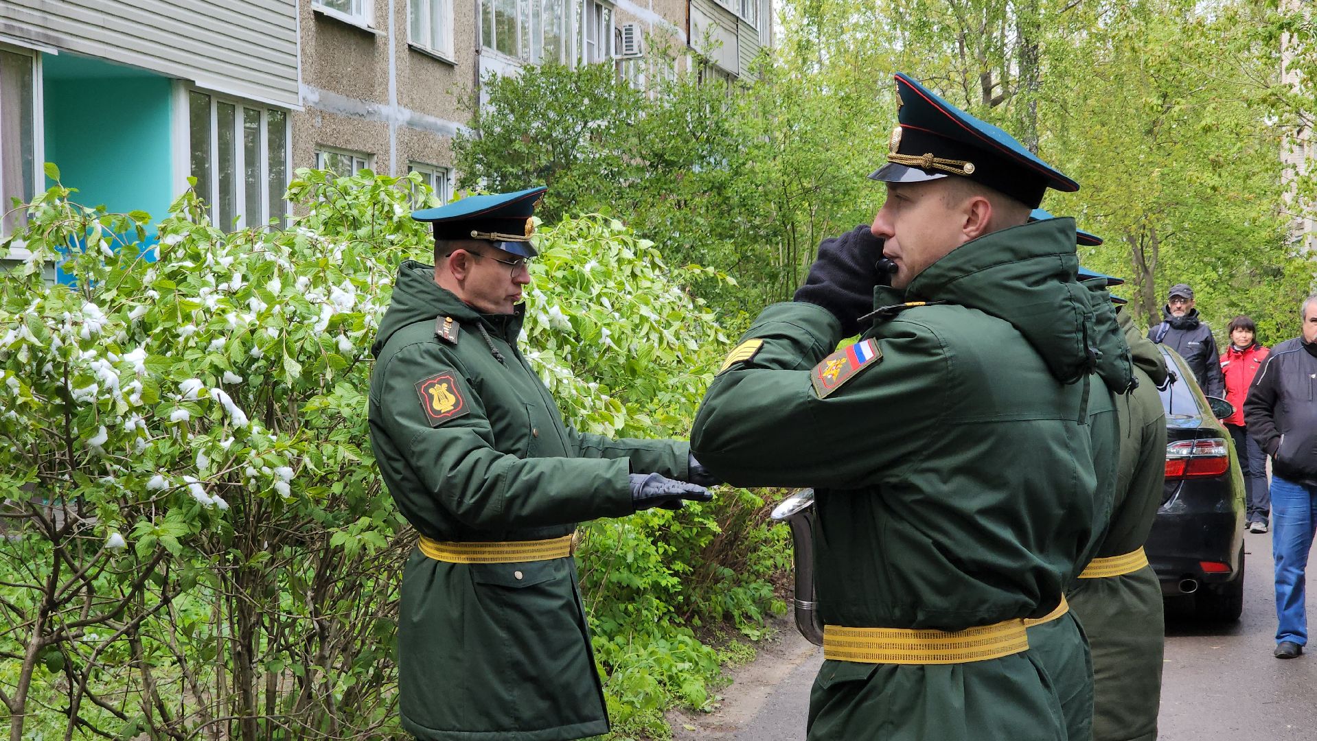 егорьевск, 9 мая, ветеран, поздравление, оркестр,