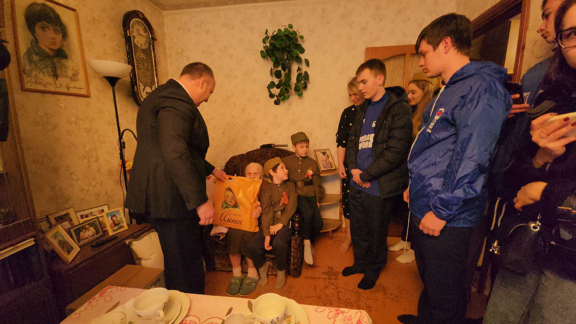 егорьевск, 9 мая, ветеран, поздравление, оркестр,