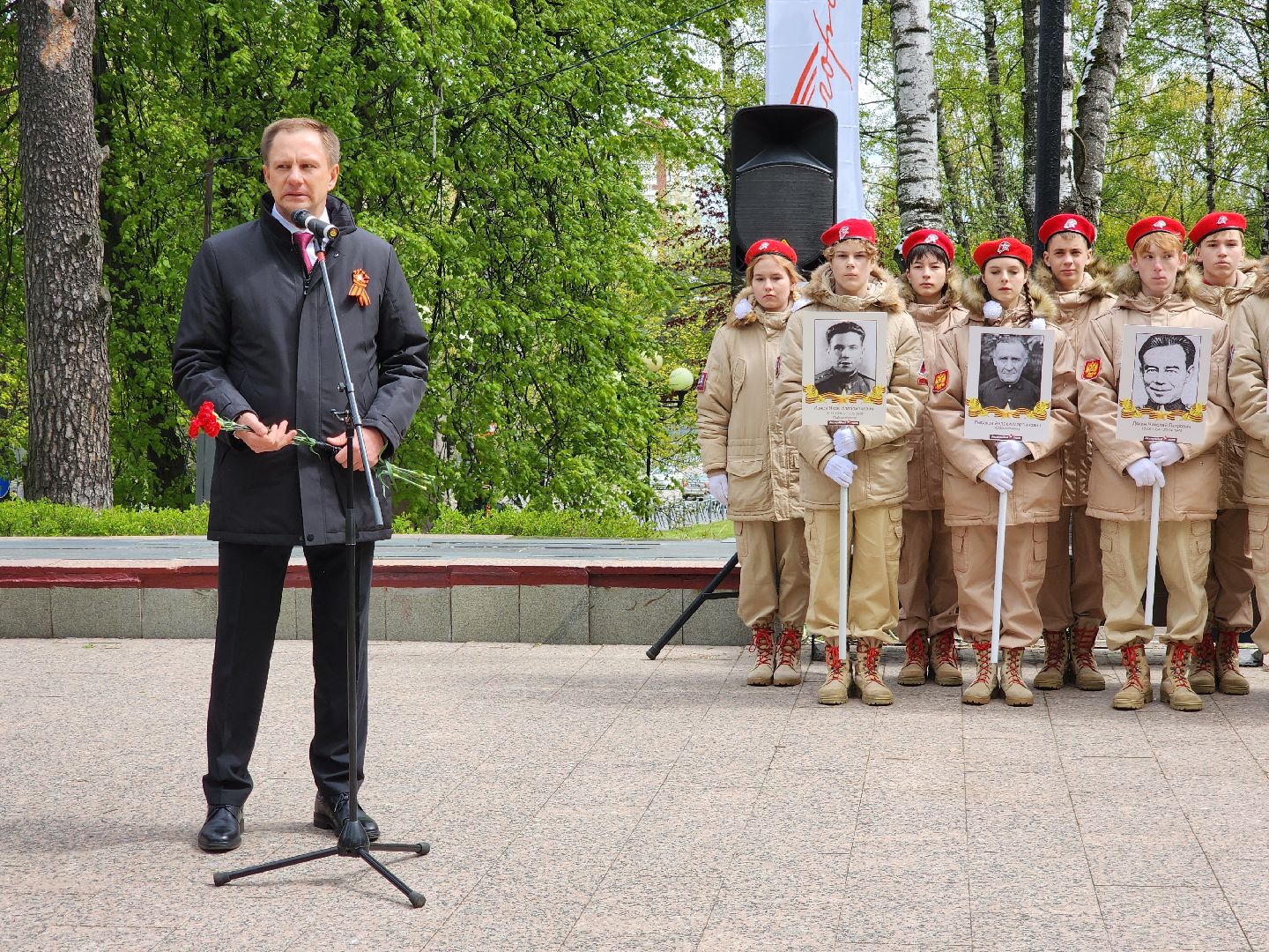 красногорск, красная горка, митинг, 9 мая день победы,