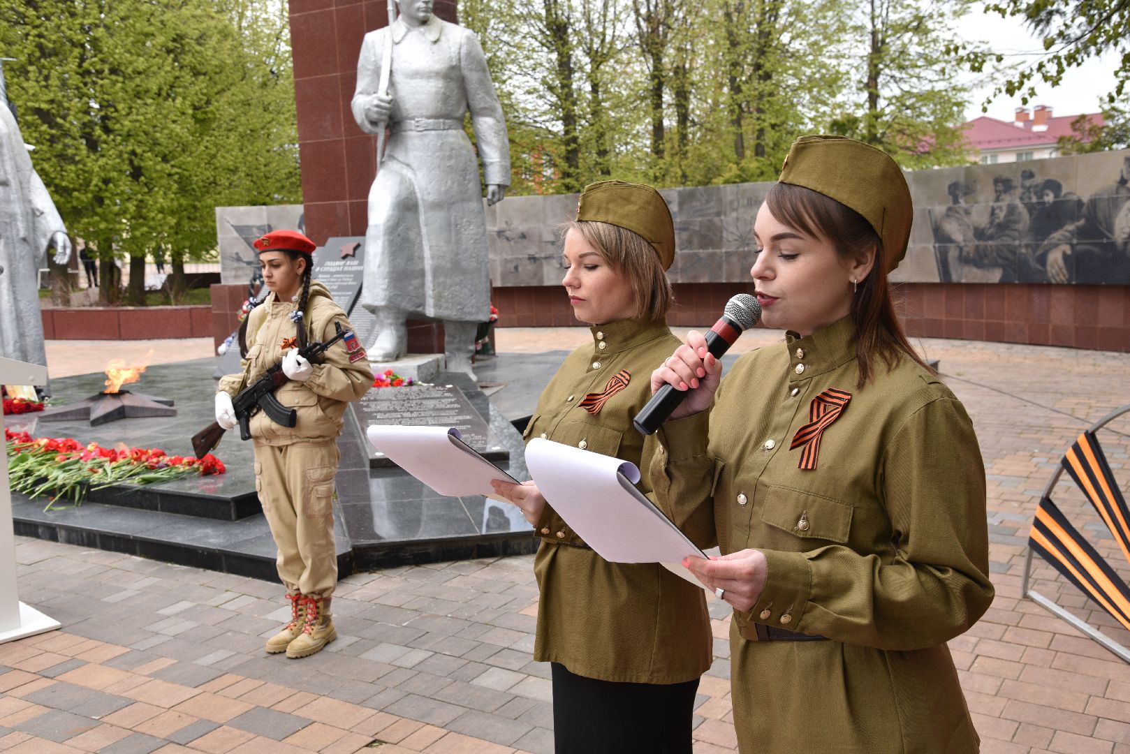 лотошино, сквер победы, день победы, праздник, митинг, глава городского округа,