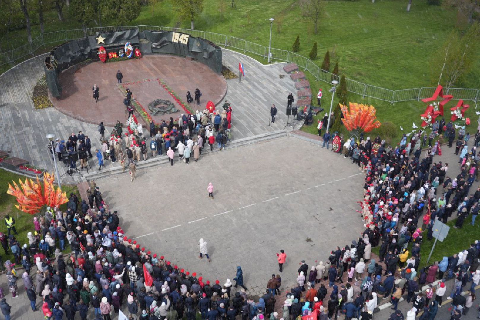 День Победы, 9 Мая, Возложение цветов, Памятный митинг, Память, Ветераны, ВОВ, Сергиев Посад,
