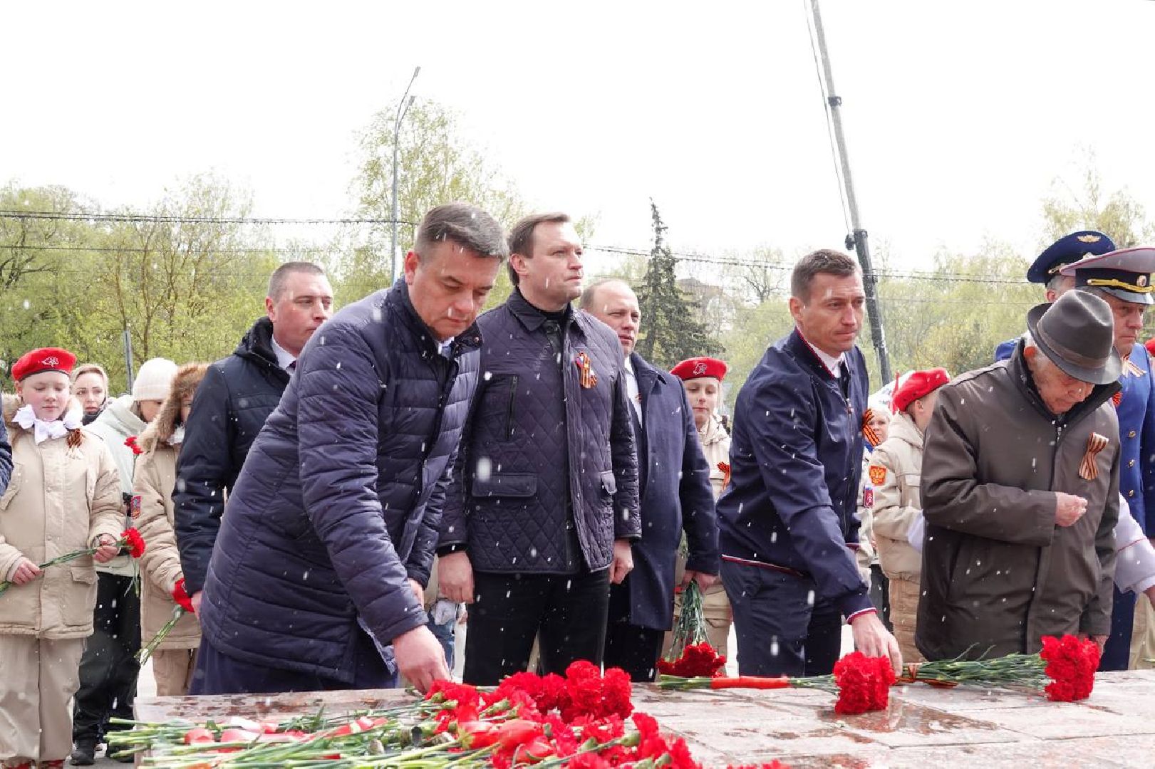 День Победы, 9 Мая, Возложение цветов, Памятный митинг, Память, Ветераны, ВОВ, Сергиев Посад,
