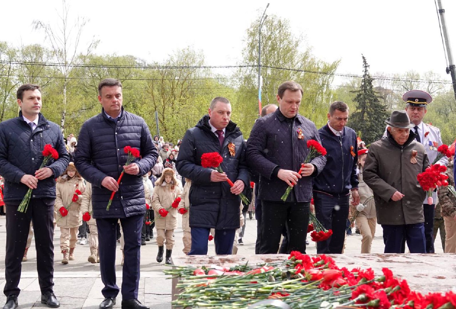 День Победы, 9 Мая, Возложение цветов, Памятный митинг, Память, Ветераны, ВОВ, Сергиев Посад,