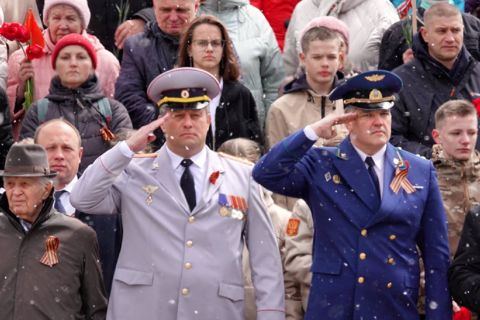 День Победы, 9 Мая, Возложение цветов, Памятный митинг, Память, Ветераны, ВОВ, Сергиев Посад,