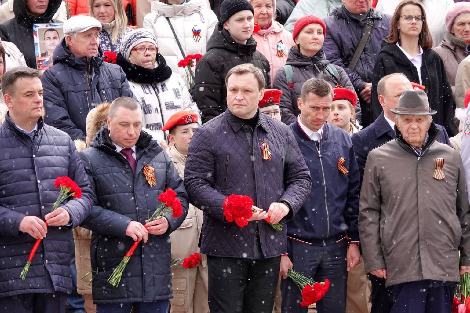 День Победы, 9 Мая, Возложение цветов, Памятный митинг, Память, Ветераны, ВОВ, Сергиев Посад,