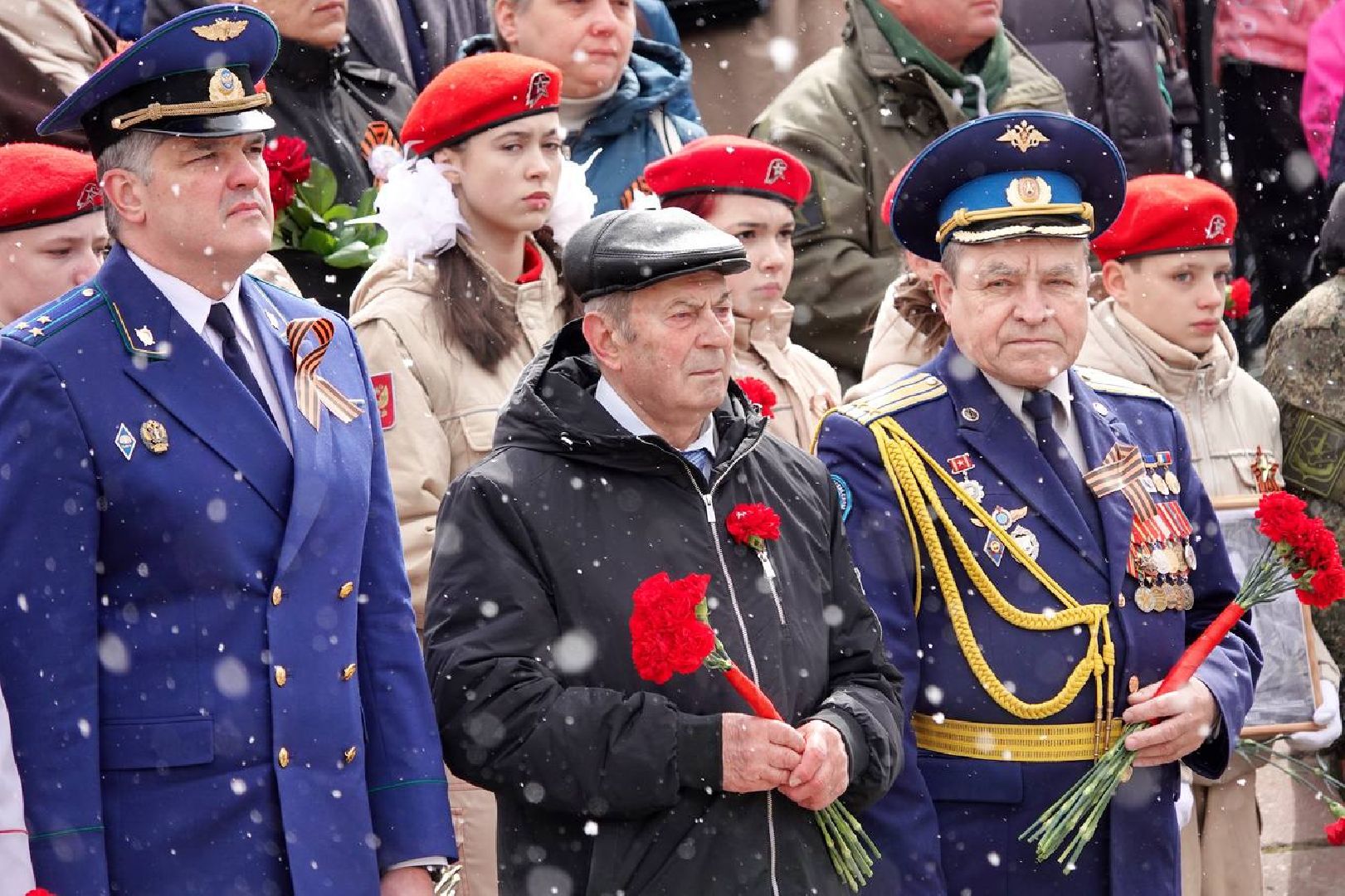 День Победы, 9 Мая, Возложение цветов, Памятный митинг, Память, Ветераны, ВОВ, Сергиев Посад,