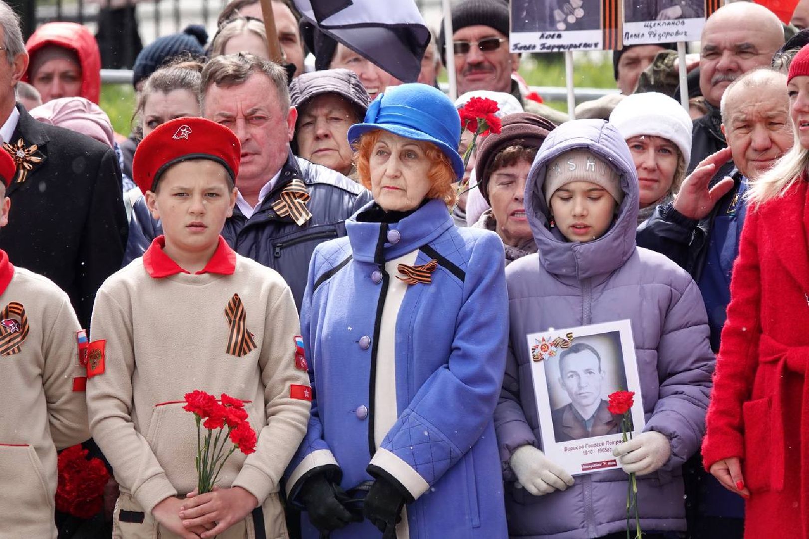 День Победы, 9 Мая, Возложение цветов, Памятный митинг, Память, Ветераны, ВОВ, Сергиев Посад,