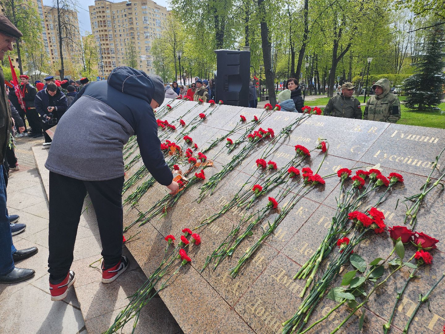 митинг памяти, ветеран вов, мытищи,