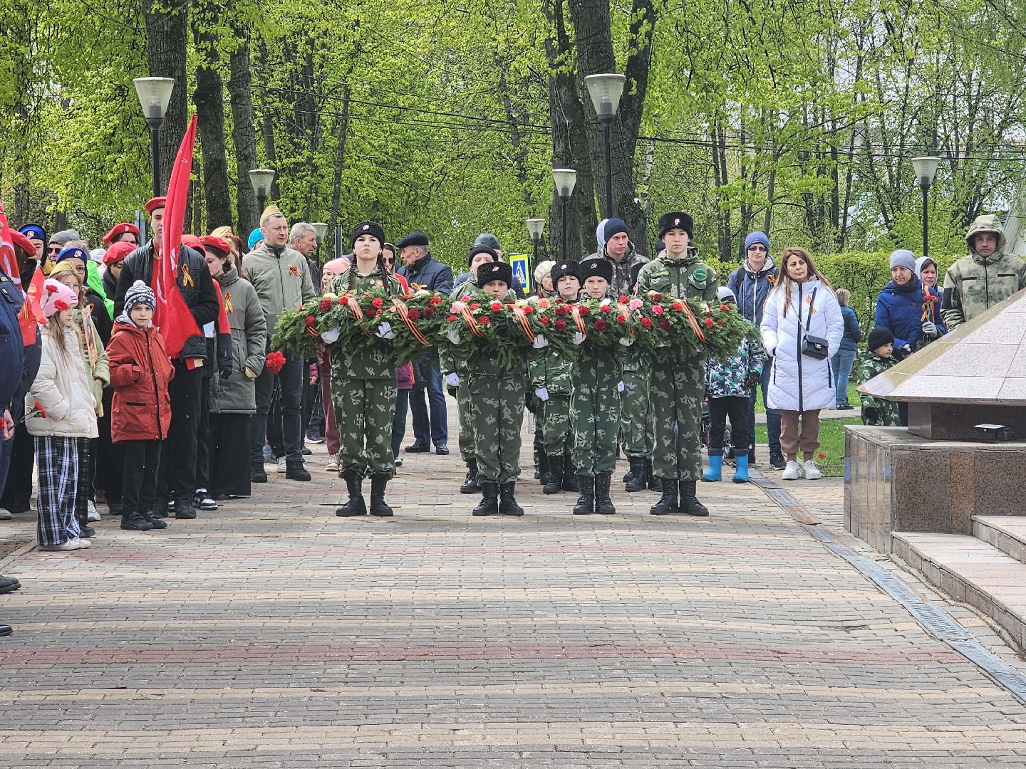 митинг памяти, ветеран вов, мытищи,