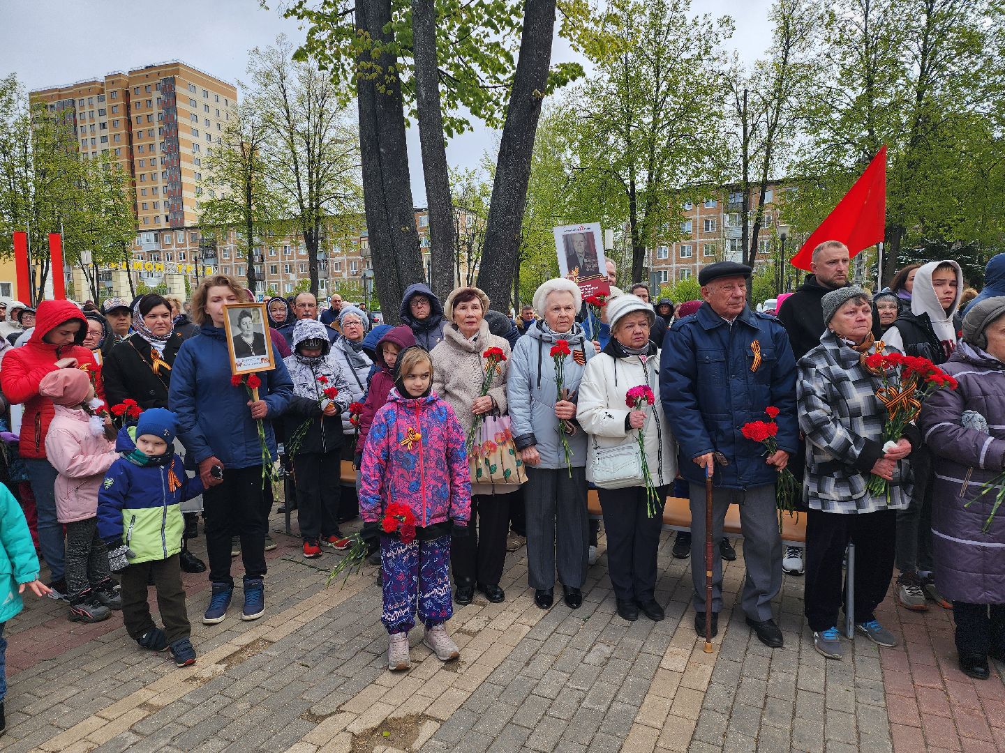 митинг памяти, ветеран вов, мытищи,