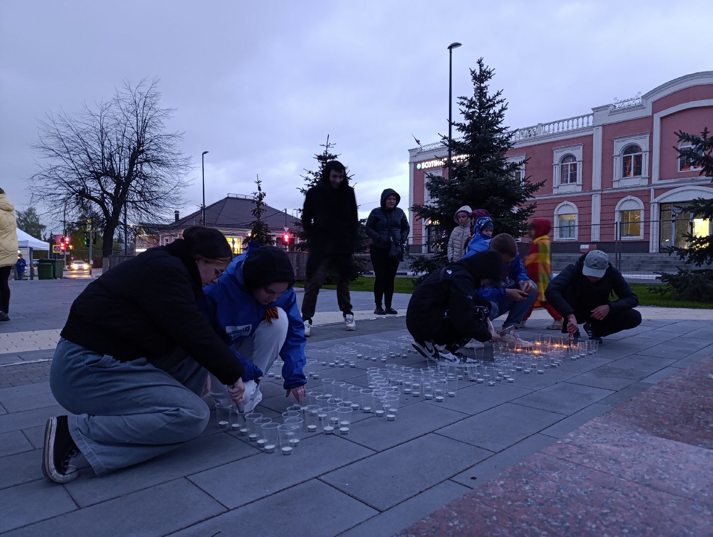 Бронницы, Свеча памяти, День победы, Акция в день победы,