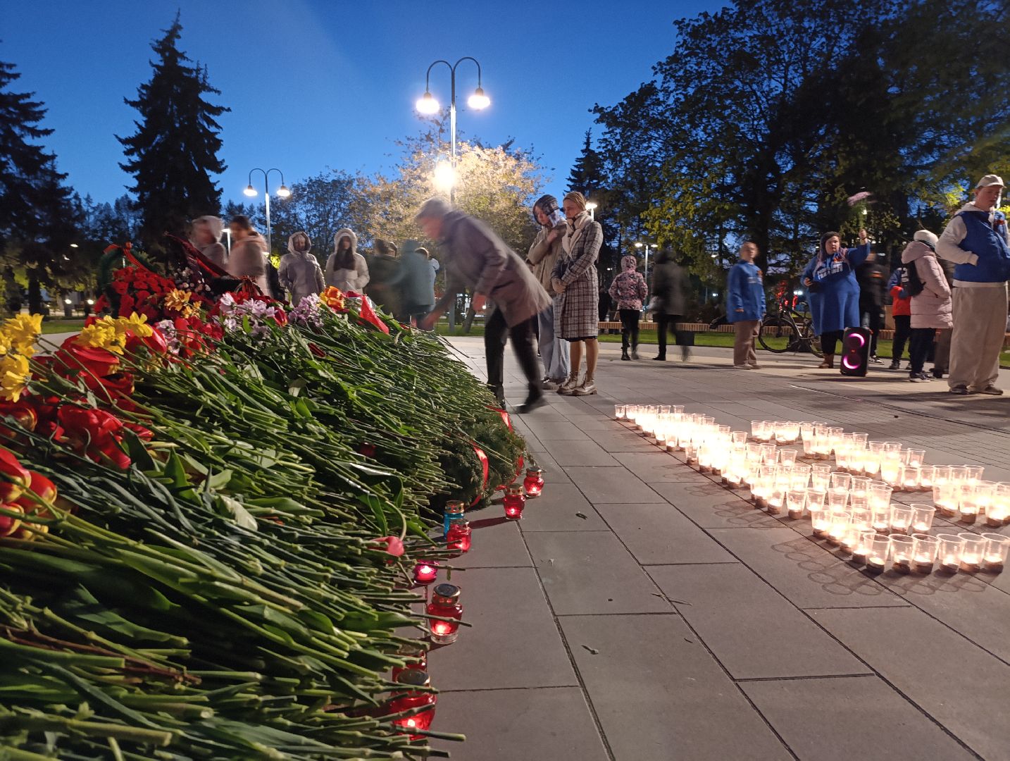 Бронницы, Свеча памяти, День победы, Акция в день победы,
