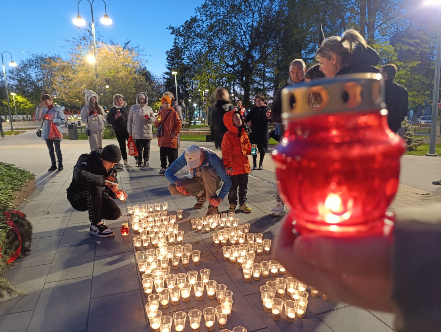 Бронницы, Свеча памяти, День победы, Акция в день победы,