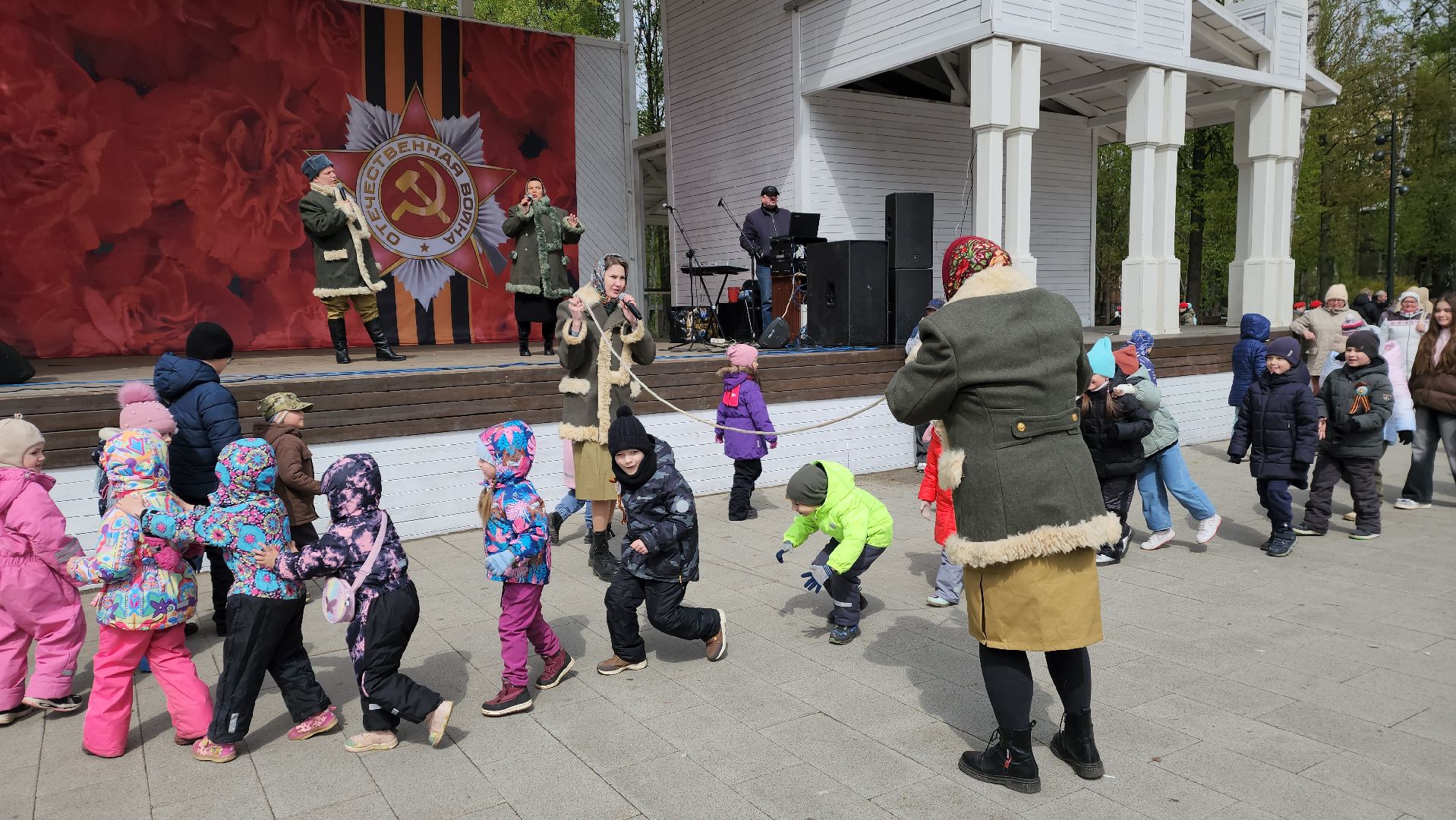 пушкино, день победы, праздник, интерактивная игра, дети,