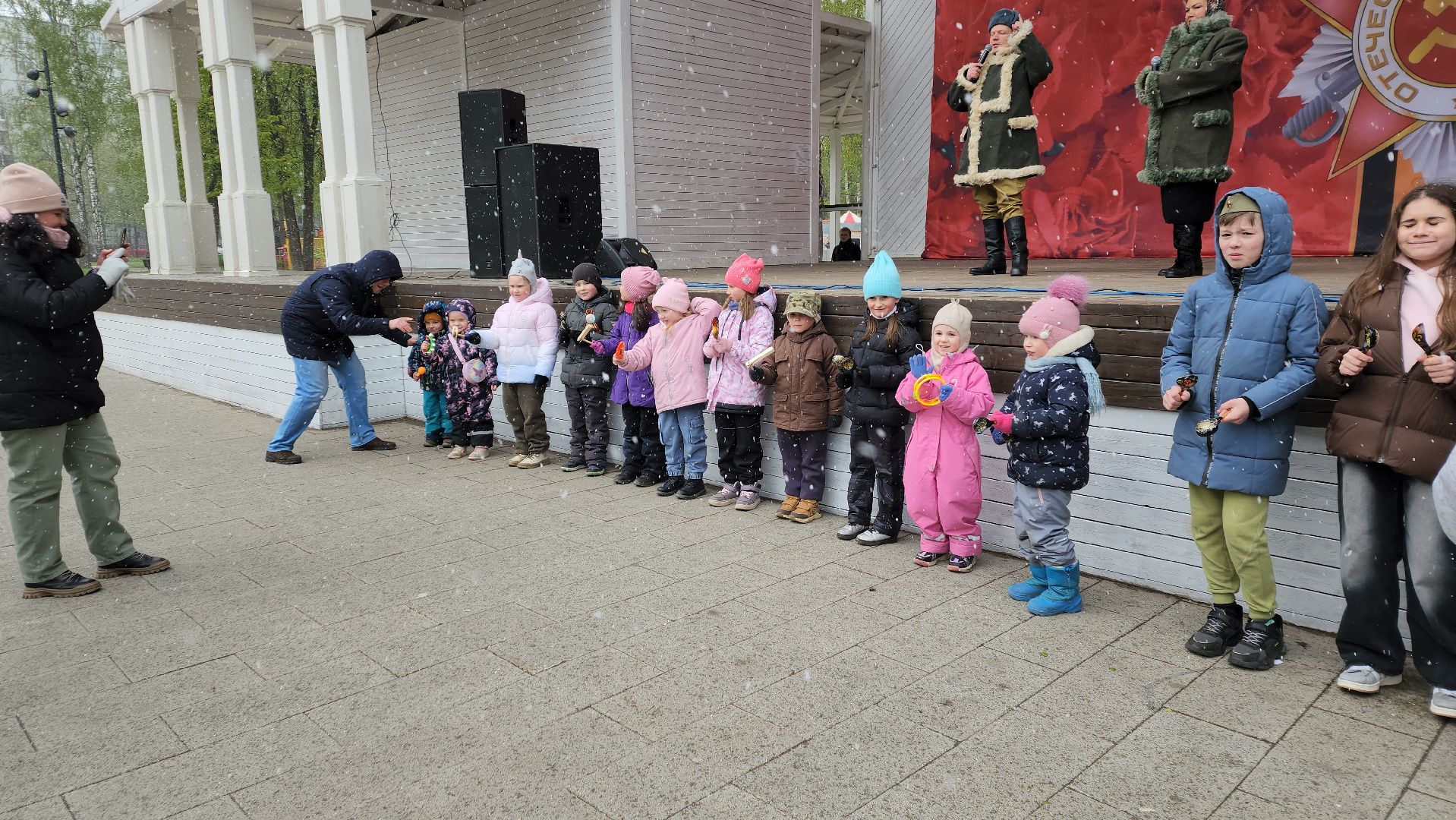 пушкино, день победы, праздник, интерактивная игра, дети,