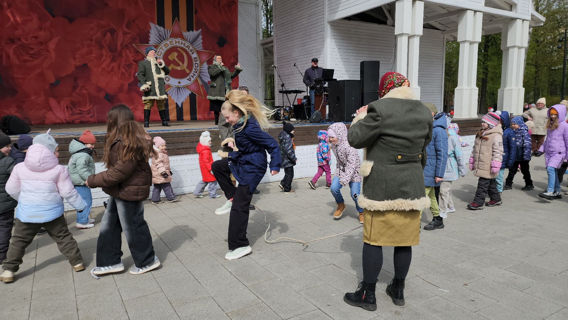 пушкино, день победы, праздник, интерактивная игра, дети,