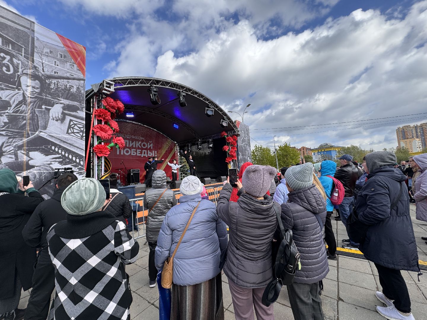 Одинцово, День Победы, Театр Крылья, агитбригада,