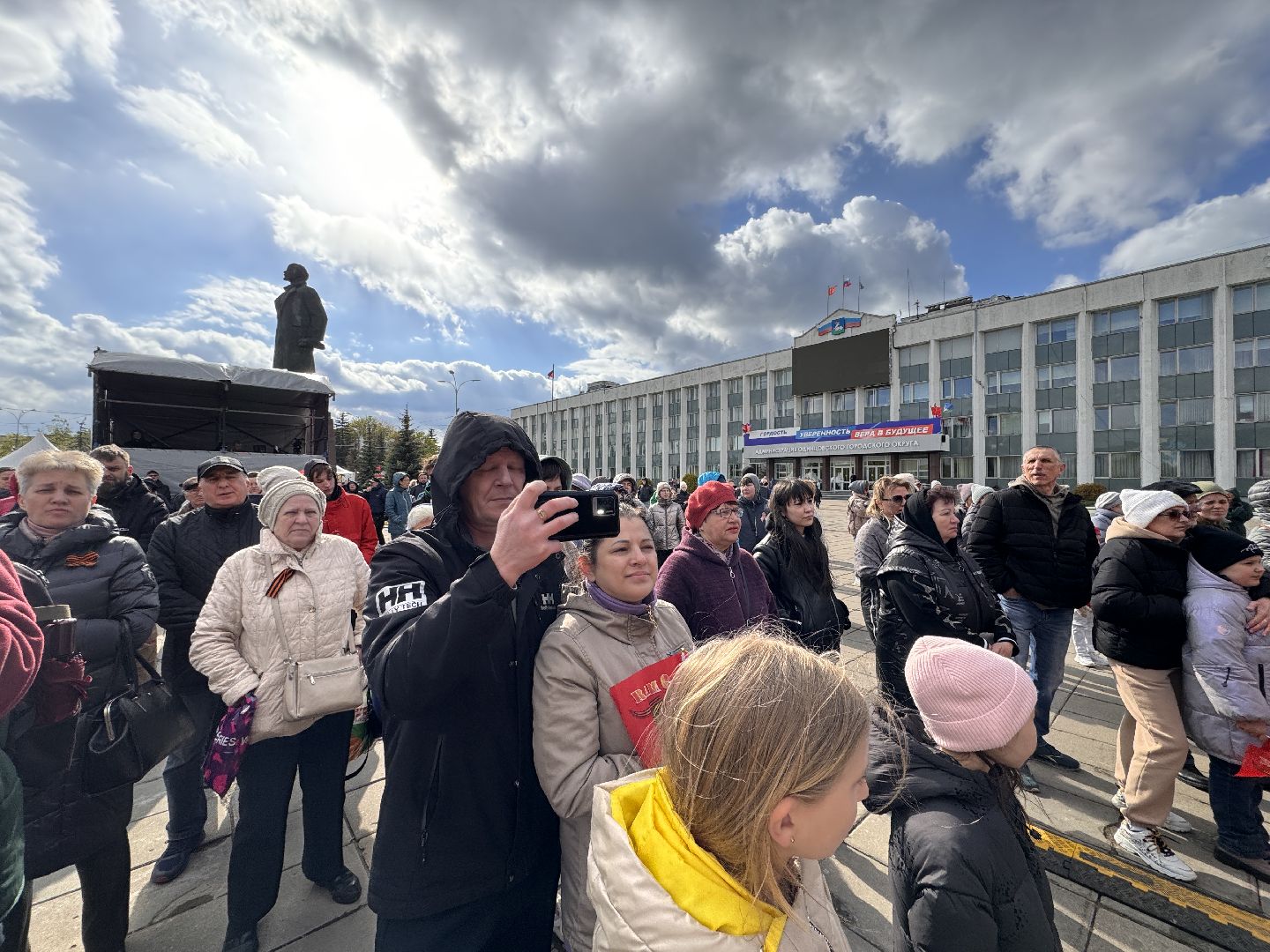 Одинцово, День Победы, Театр Крылья, агитбригада,