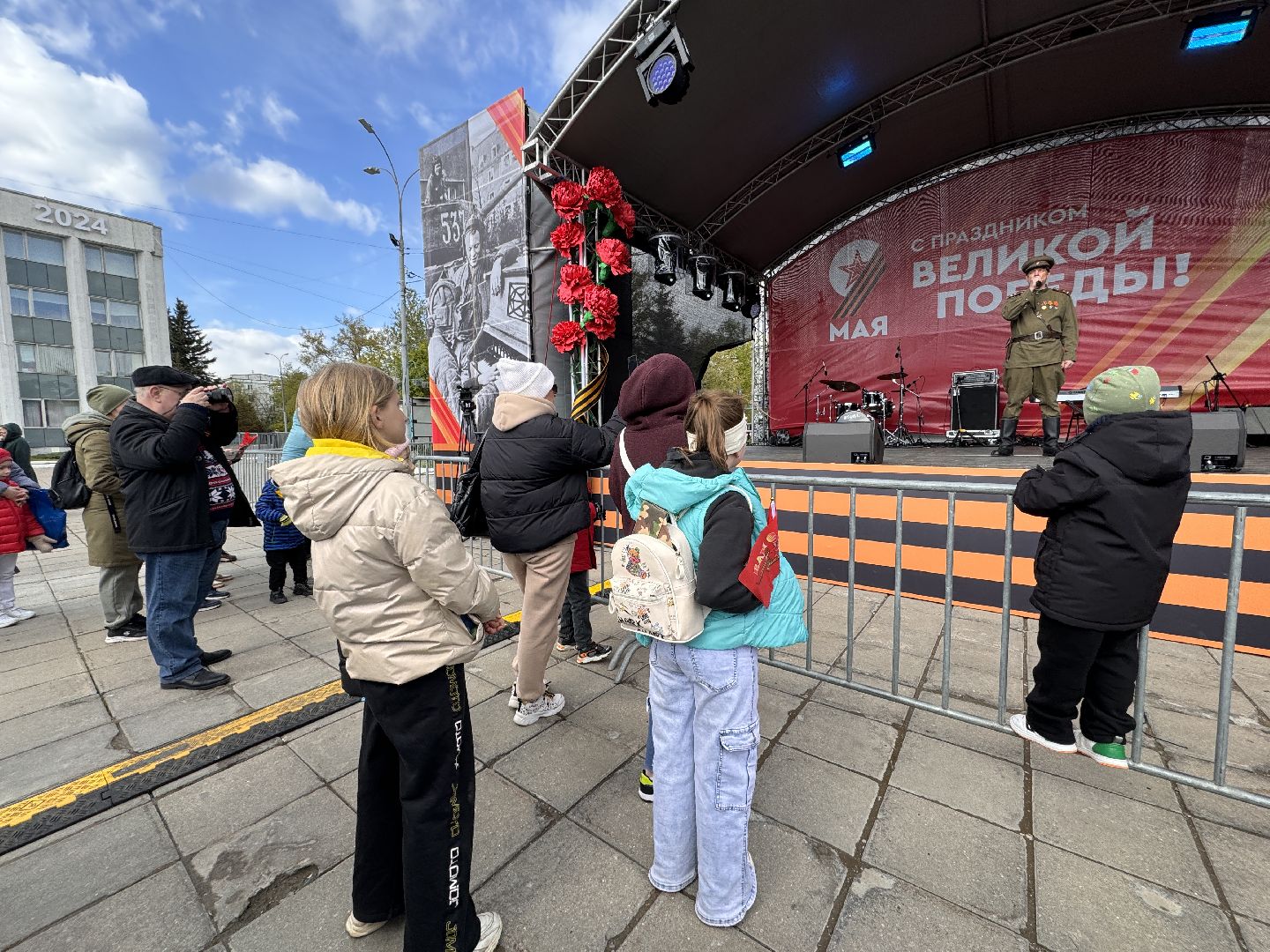 Одинцово, День Победы, Театр Крылья, агитбригада,