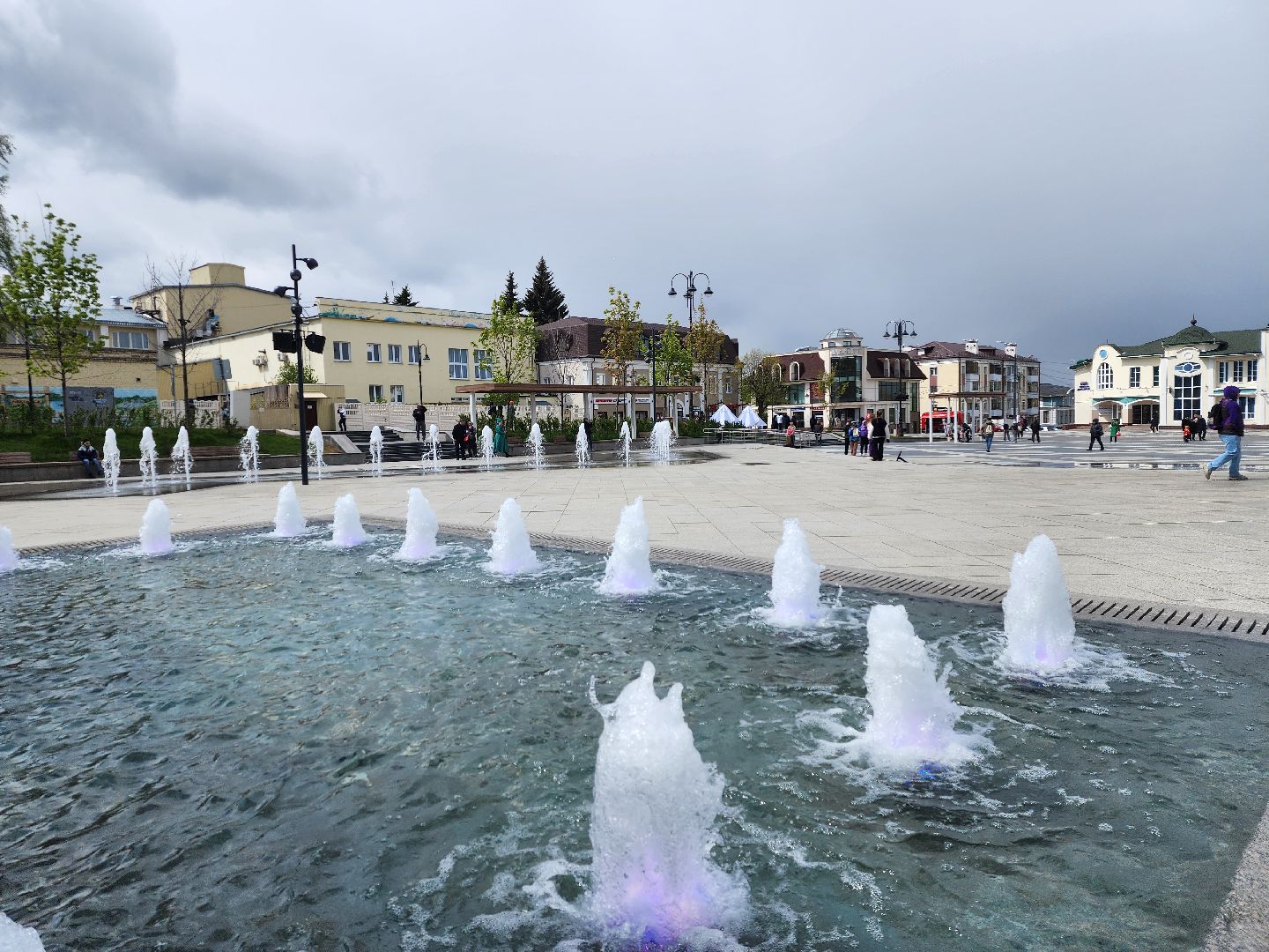 День Победы, 9 мая, светомузыкальное шоу фонтанов, Ногинск, Богородский городской округ,