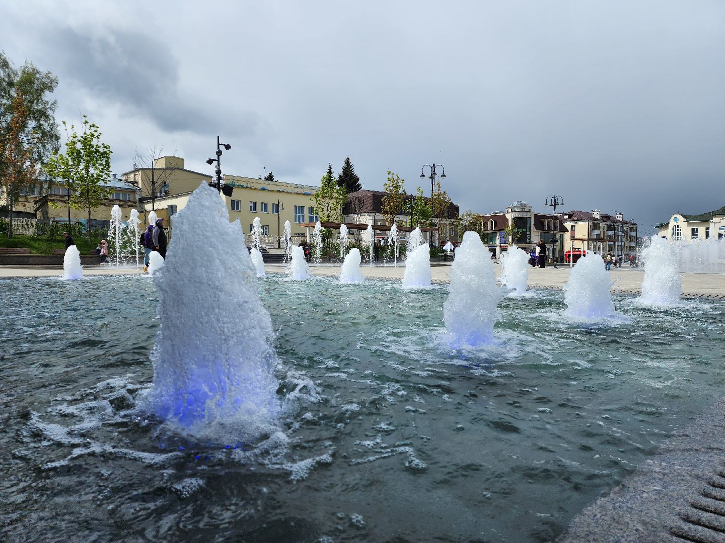 День Победы, 9 мая, светомузыкальное шоу фонтанов, Ногинск, Богородский городской округ,
