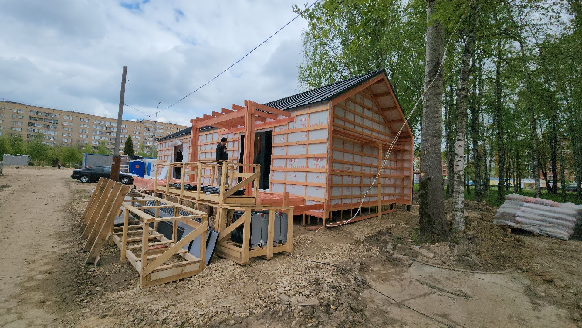 Парк, Лобня, реконструкция парка,