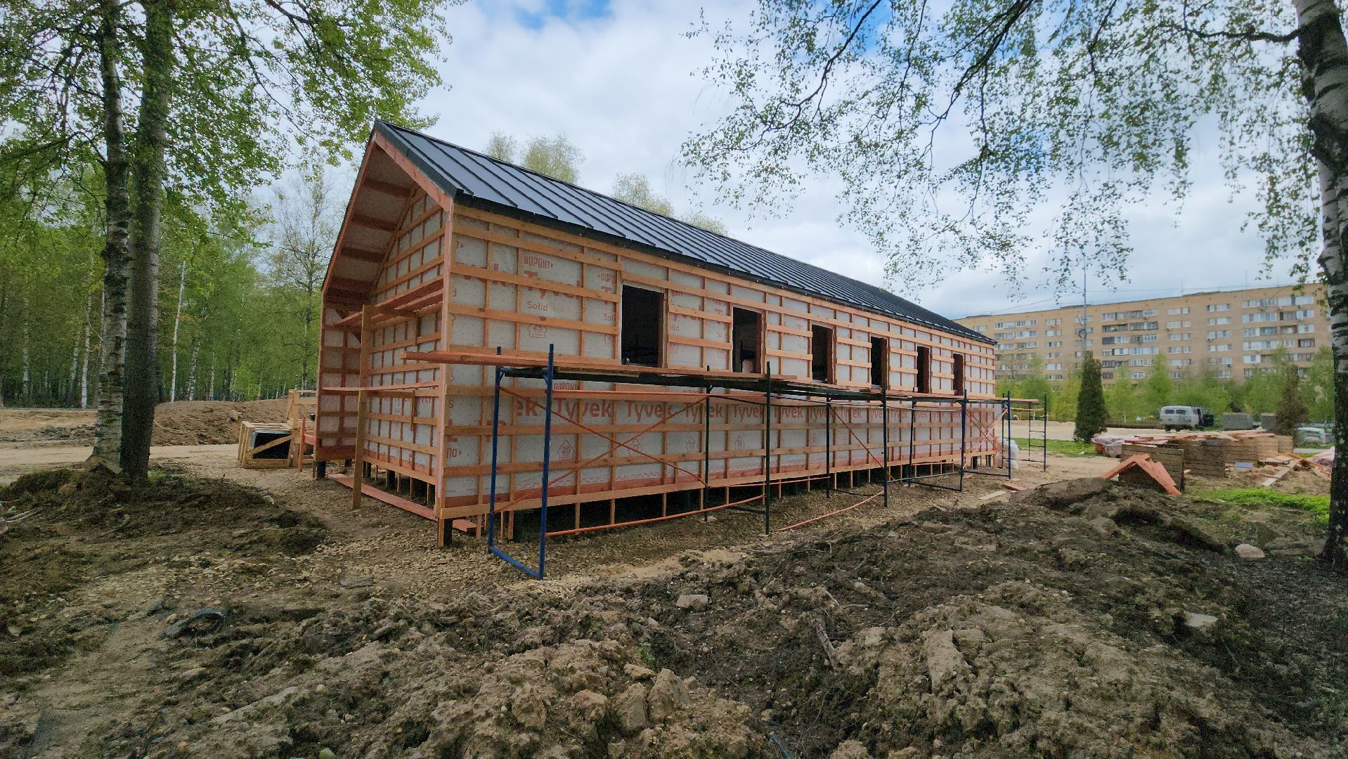 Парк, Лобня, реконструкция парка,