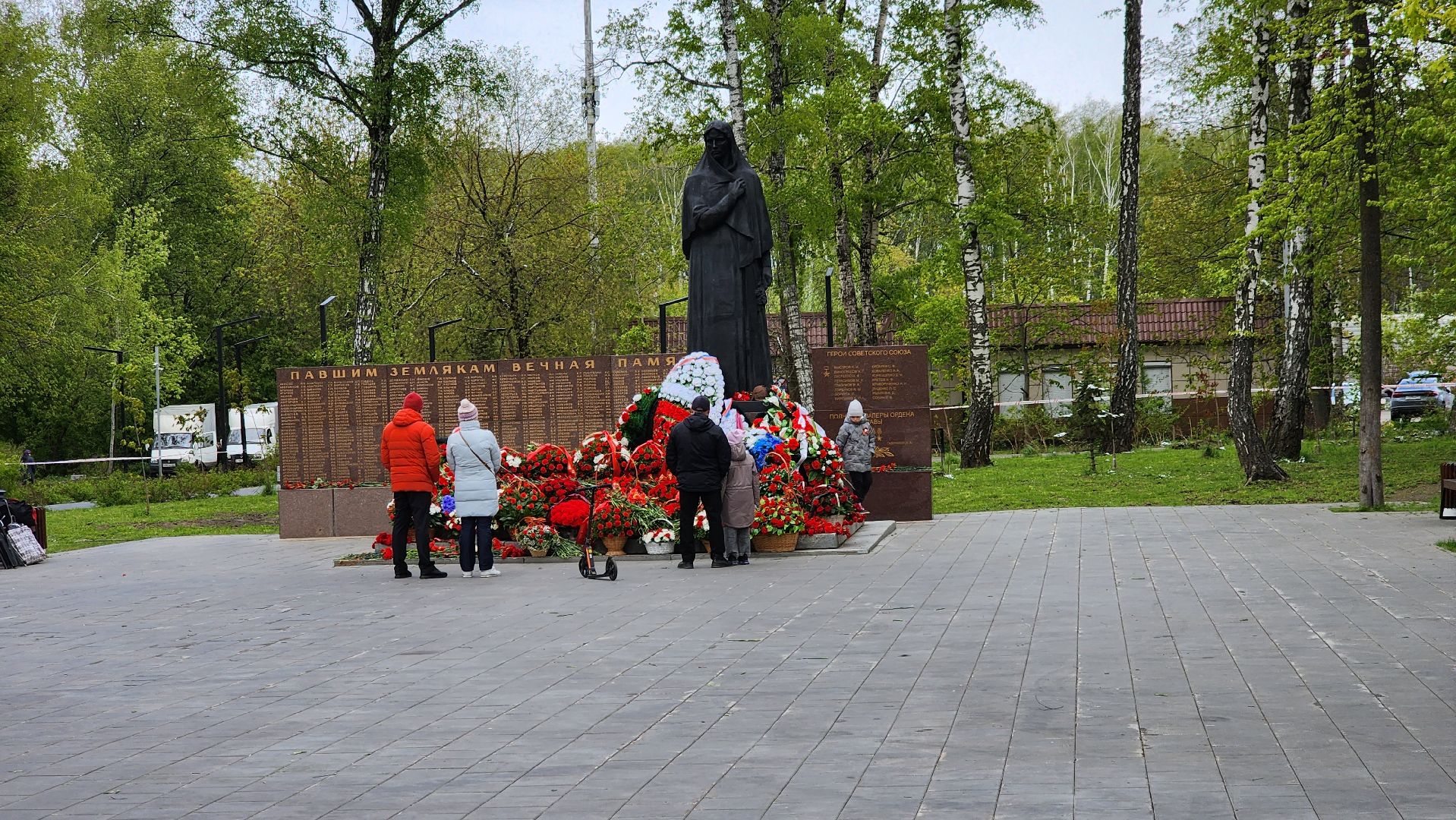 долгопрудный, день победы, 9 мая, Скорбящая мать, митинг, ветераны, владислав юдин,фронтовик, труженики тыла,