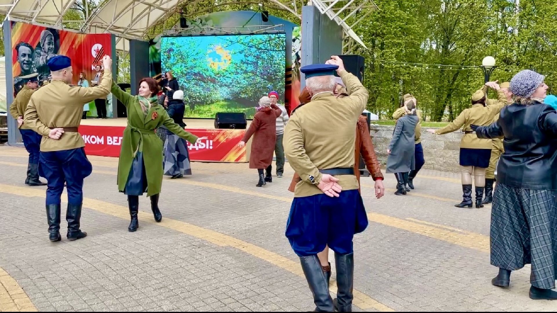 Клин, общество, праздники, День Победы,