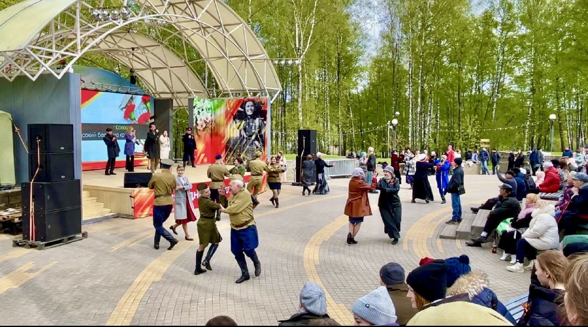 Клин, общество, праздники, День Победы,