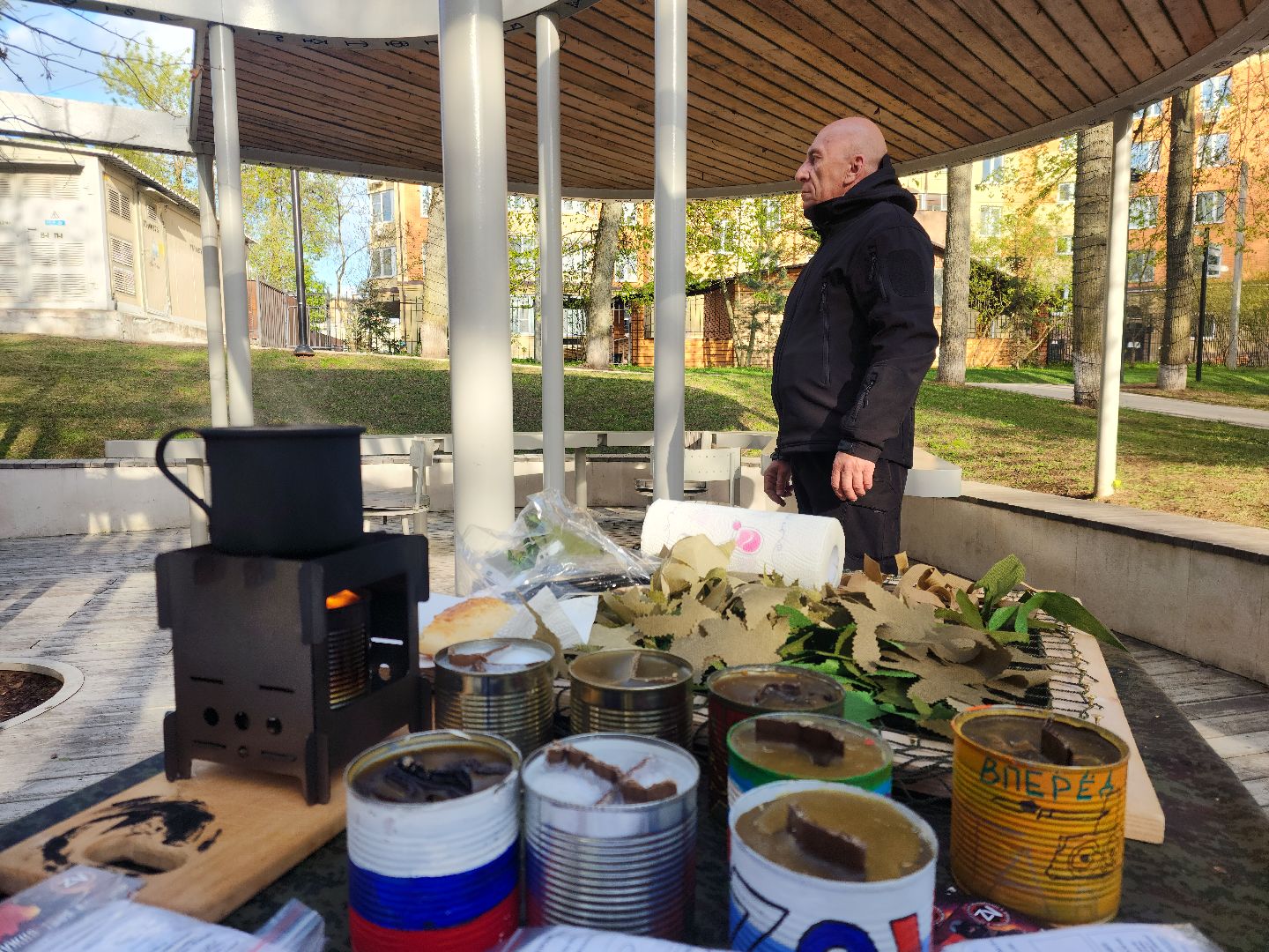 Звенигород, День Победы, акция в городском парке,