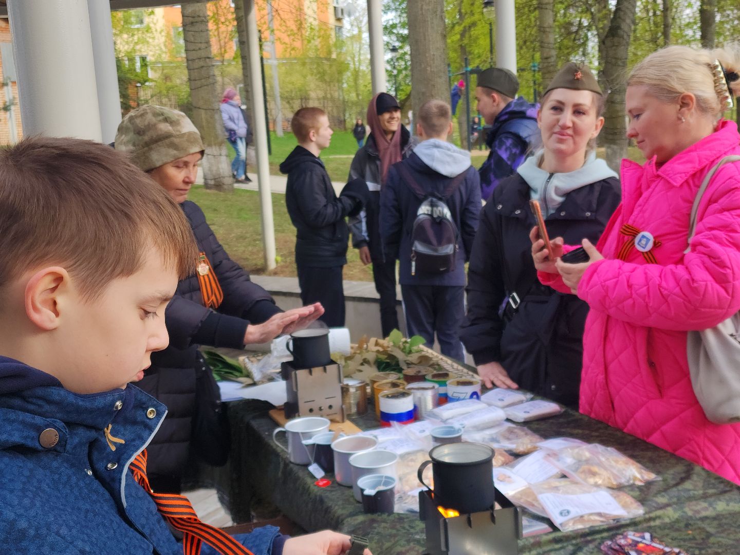 Звенигород, День Победы, акция в городском парке,