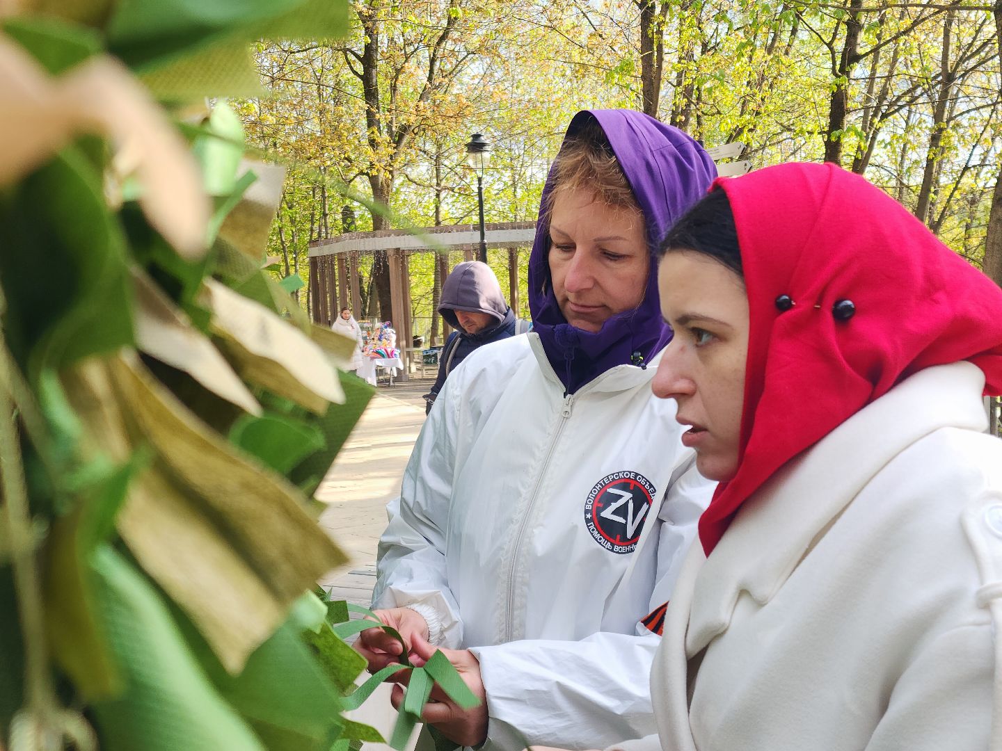 Звенигород, День Победы, акция в городском парке,