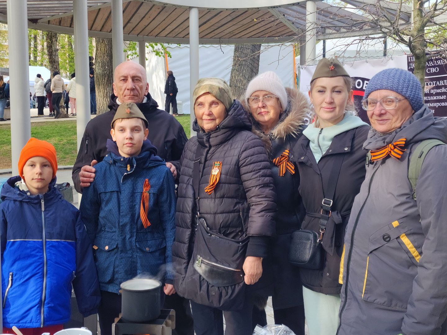 Звенигород, День Победы, акция в городском парке,