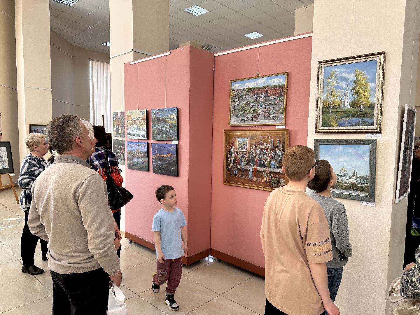 Клин, общество, туризм, культура, картины, выставки, художники подмосковья,