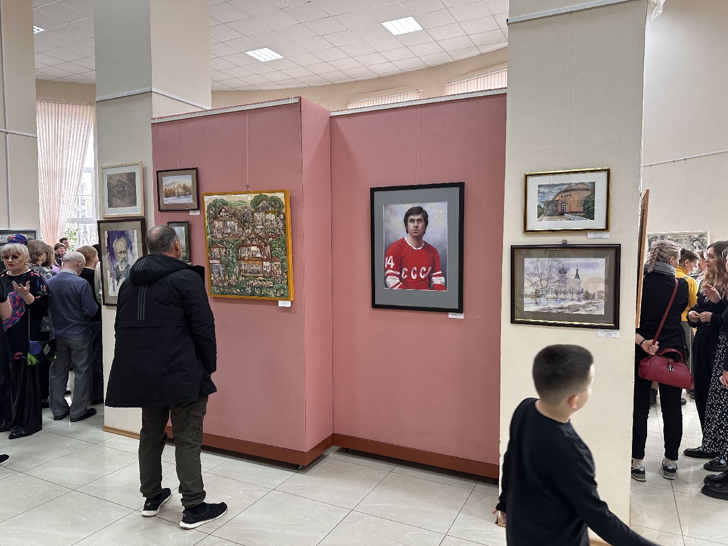 Клин, общество, туризм, культура, картины, выставки, художники подмосковья,