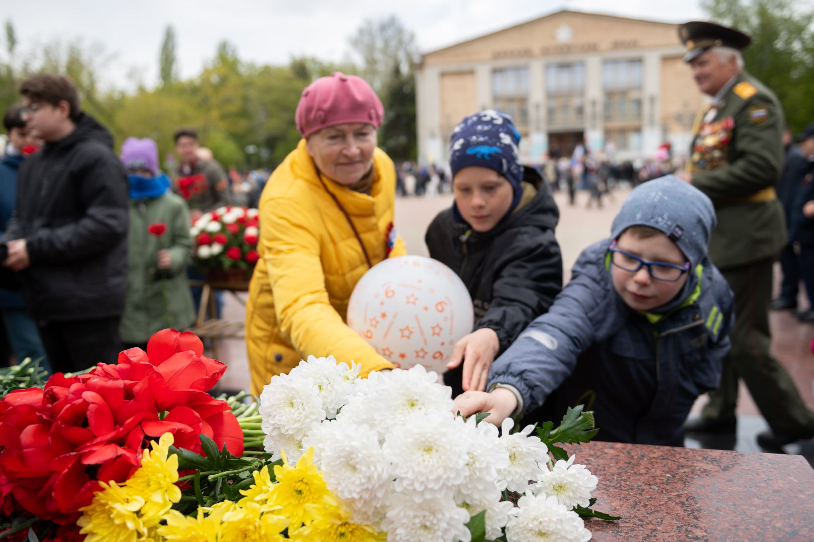 лыткарино, день победы, возложение,