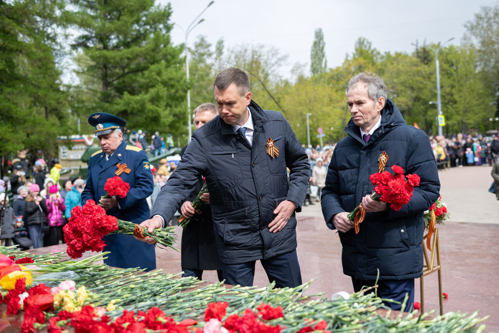лыткарино, день победы, возложение,
