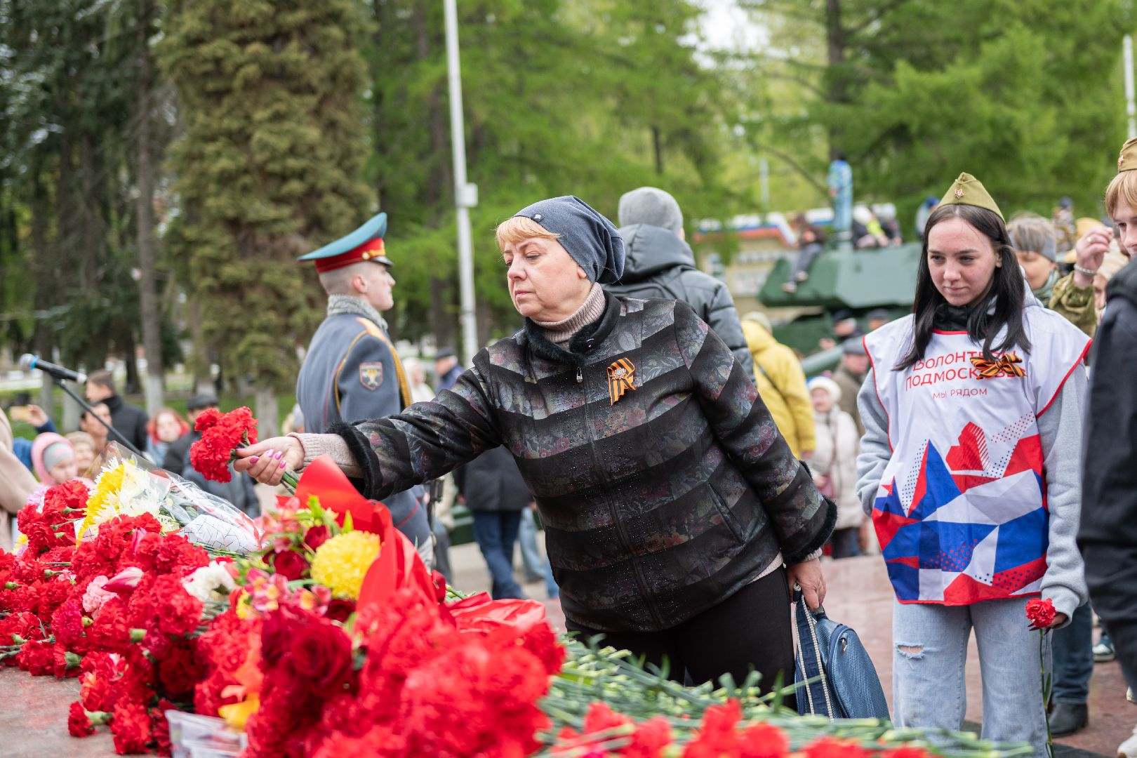 лыткарино, день победы, возложение,