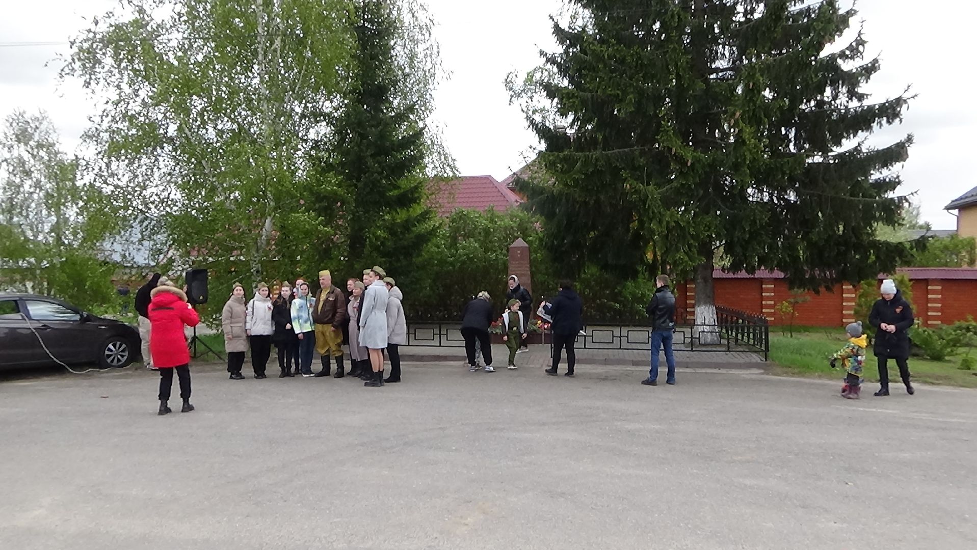 раменское, день победы, памятное мероприятие в старково,