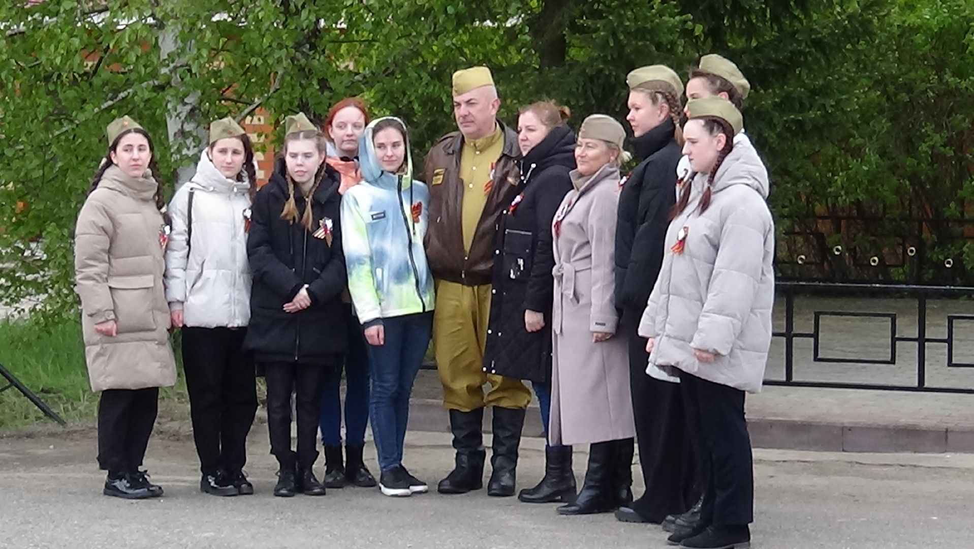 раменское, день победы, памятное мероприятие в старково,