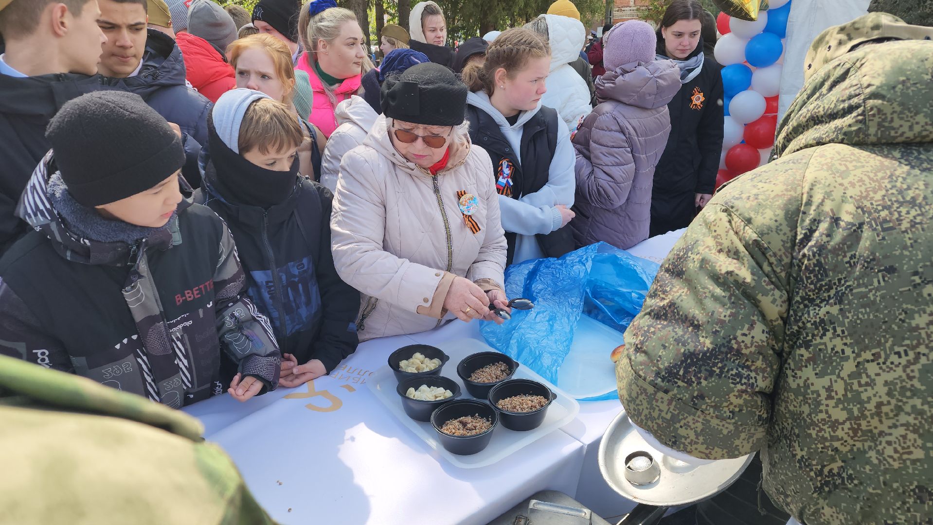 праздник, День Победы, полевая кухня, Лосино-Петровский, 9 мая,